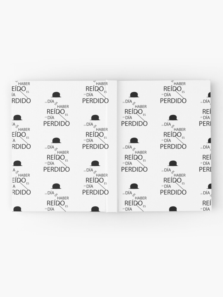 Vista alternativa de Cuaderno de tapa dura Un día sin haber reído es un día perdido, Charlot
