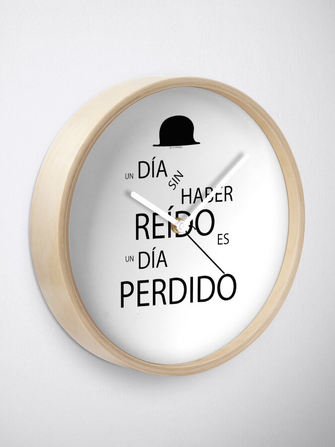 Vista alternativa de Reloj Un día sin haber reído es un día perdido, Charlot