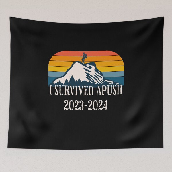 Item preview, I survived apush 2023-2024 FOR students teachers funny T-Shirt designed and sold by BlueGoldArt.