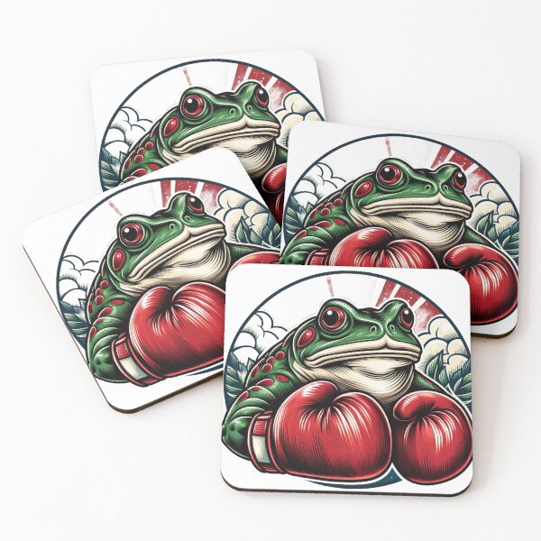 Item preview, Amphibian Athletics: Frog Boxing Gloves Sculptures designed and sold by Martial-Art-23.