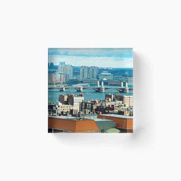 Item preview, Longfellow Bridge and Boston Skyline  designed and sold by Robert Meyers-Lussier.