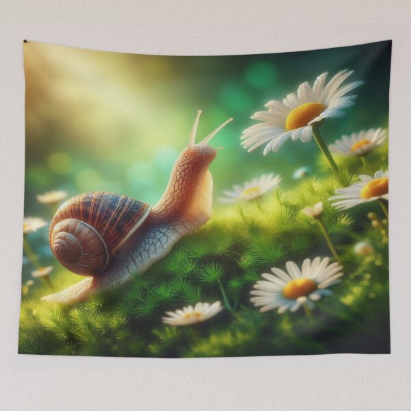 Item preview, Snail expedition: slowly but surely to daisy happiness! designed and sold by FotoworldEdel.