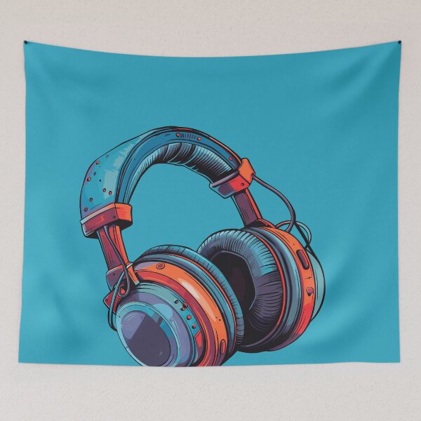 Item preview, Funny Music Headphones 2 designed and sold by Sitchko.