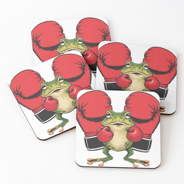 Item preview, Punchy Pals: Frog Boxing Gloves Plush Toys designed and sold by Martial-Art-23.