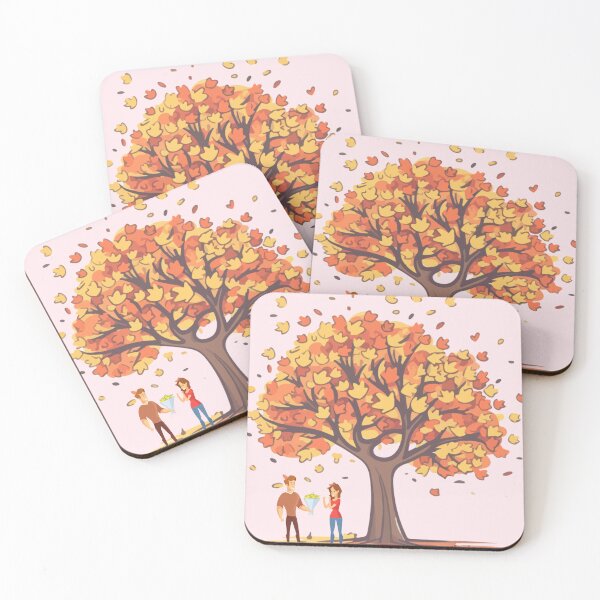 Item preview, Couple dating under the tree in spring  designed and sold by siswhichsis.