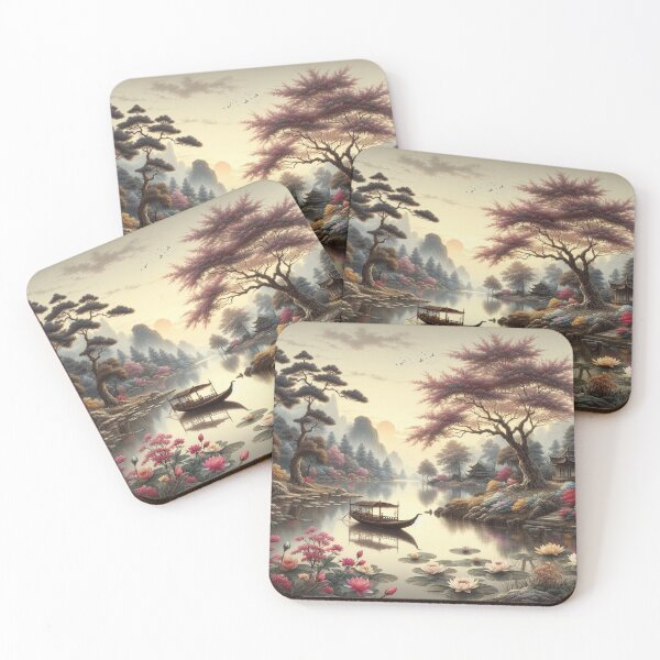 Item preview, Oriental Chinese  Landscape  designed and sold by DeeCeeFashion.