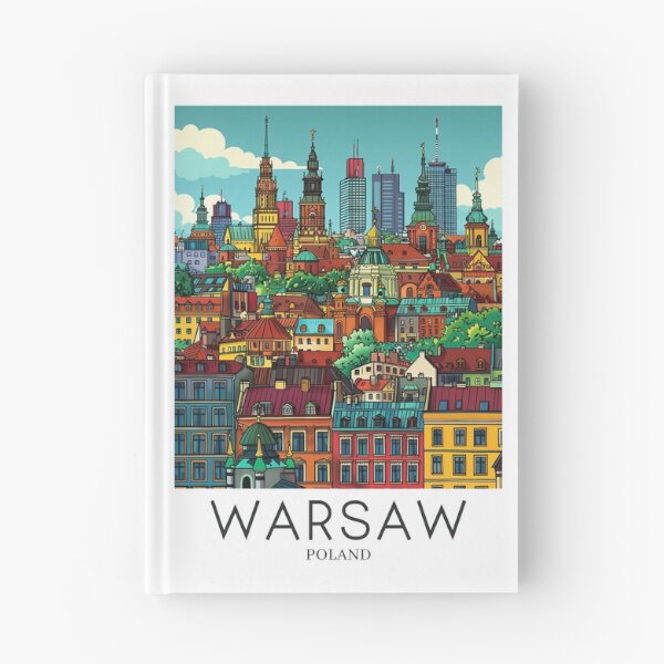 Item preview, A Pop Art Travel Print of Warsaw - Poland  designed and sold by StudioRedKoala.