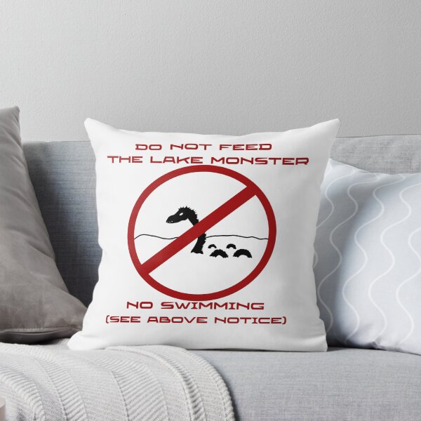 Item preview, Do Not Feed the Lake Monster Sign designed and sold by JaygiesDesign.