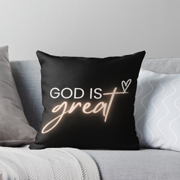 Item preview, God is Great, Christian Gospel Quotes, Inspirational  Christian Woman Design designed and sold by mattlee20.