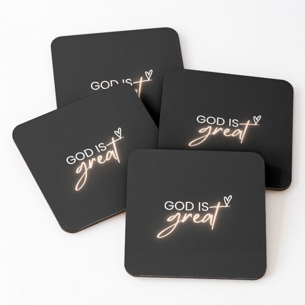 Item preview, God is Great, Christian Gospel Quotes, Inspirational  Christian Woman Design designed and sold by mattlee20.
