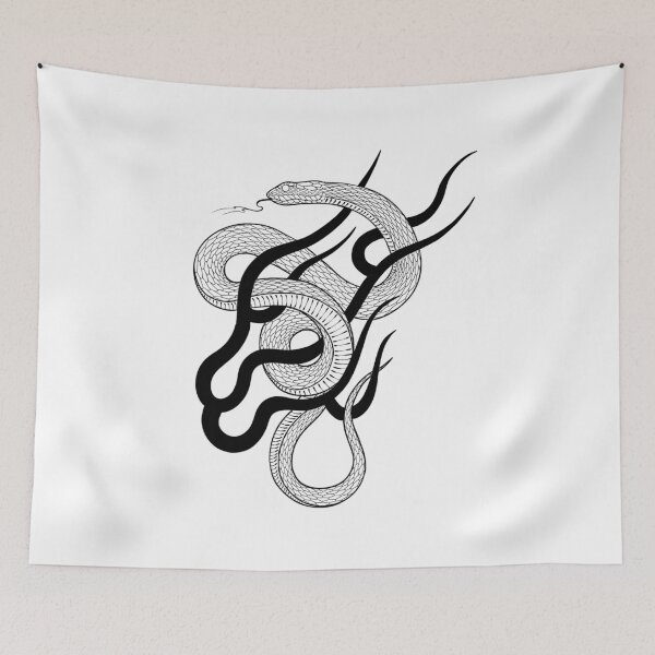 Item preview, Black fire Snake  designed and sold by Bruno Caetano.