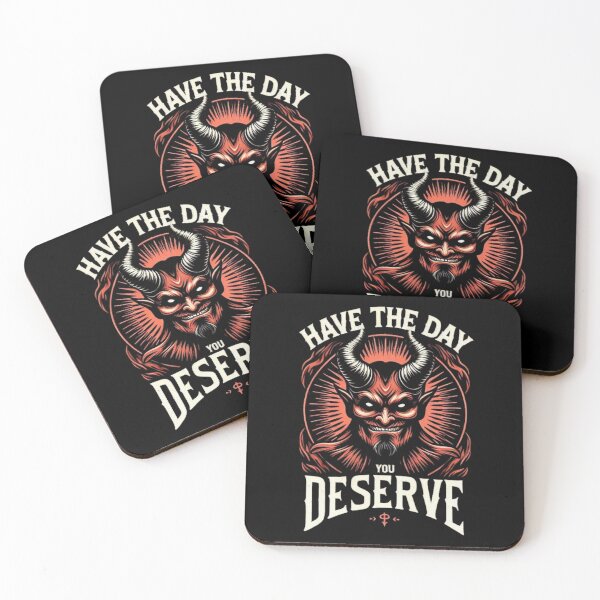 Item preview, Gothic Humor Have the Day You Deserve Edgy Demon Statement designed and sold by BunBuntheDog-.