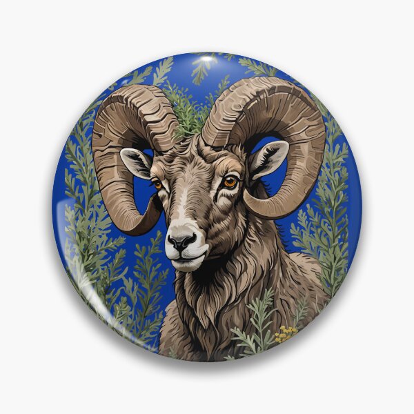 Item preview, Nevada Desert Bighorn Sheep And Sagebrush 1 designed and sold by taiche.