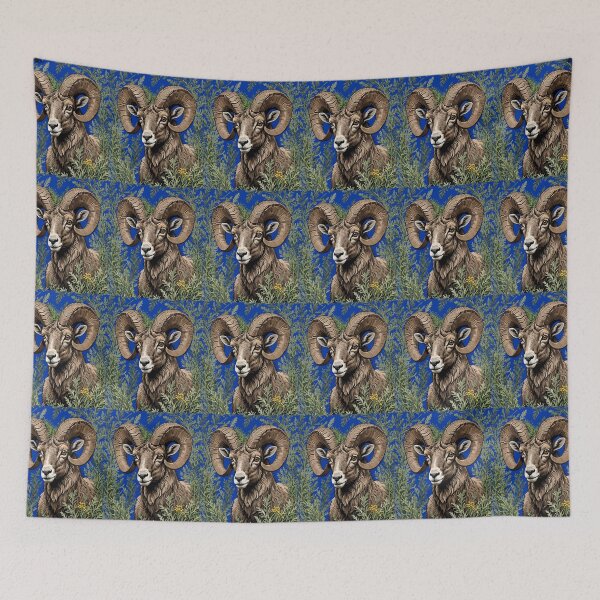 Item preview, Nevada Desert Bighorn Sheep And Sagebrush 1 designed and sold by taiche.