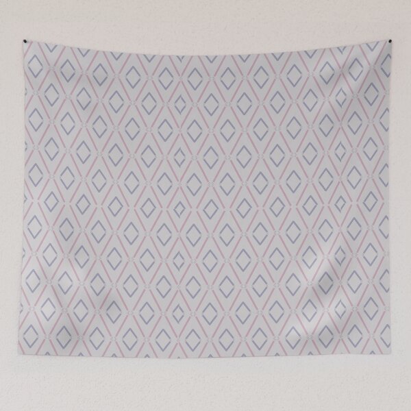 Item preview, PANRAN Pink blue diamond rhombus designed and sold by PANRAN.