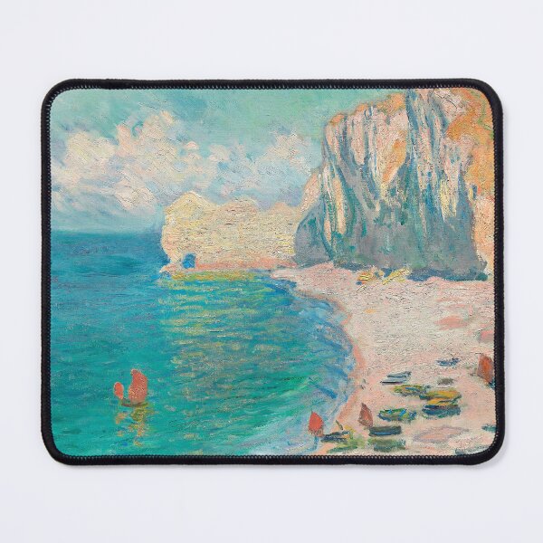 Item preview, Claud Monet, The Beach and the Falaise d'Amont designed and sold by Jaydee001.