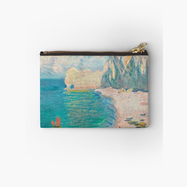 Aperçu de l'œuvre Claude Monet, La Plage et la Falaise d'Amont créée et vendue par Jaydee001.