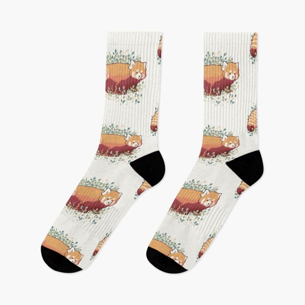 Item preview, Red panda with plants  designed and sold by Artofmayara.