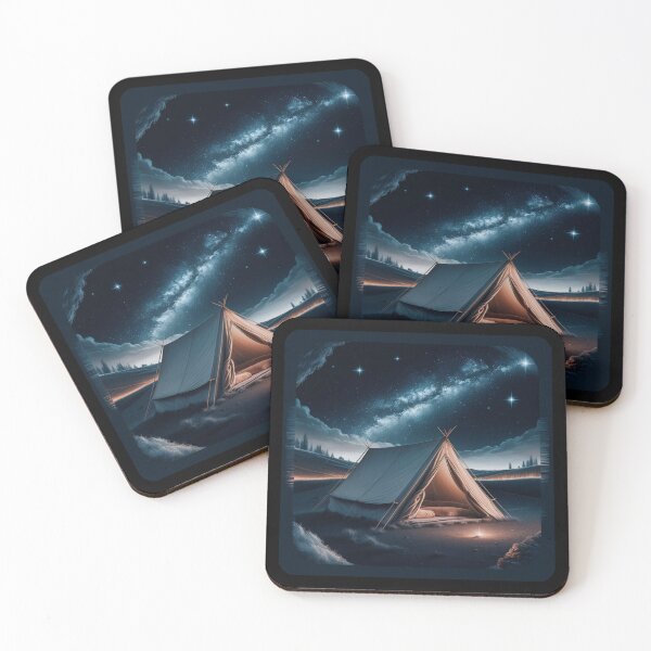 Item preview, Starry Night Sanctuary: Cosmic Camping designed and sold by vk09.