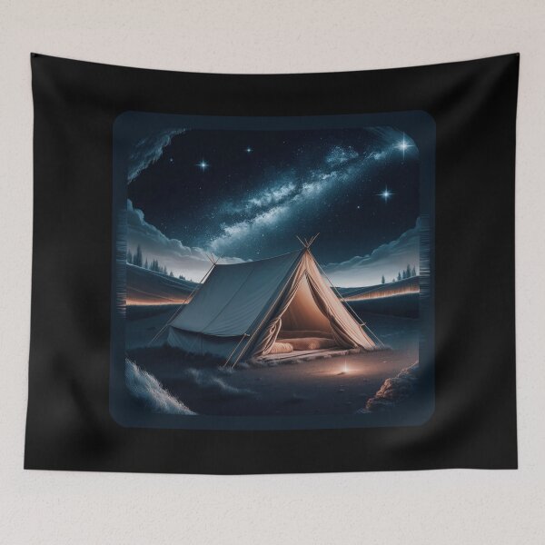 Item preview, Santuario de la Noche Estrellada: Camping Cósmico designed and sold by vk09.