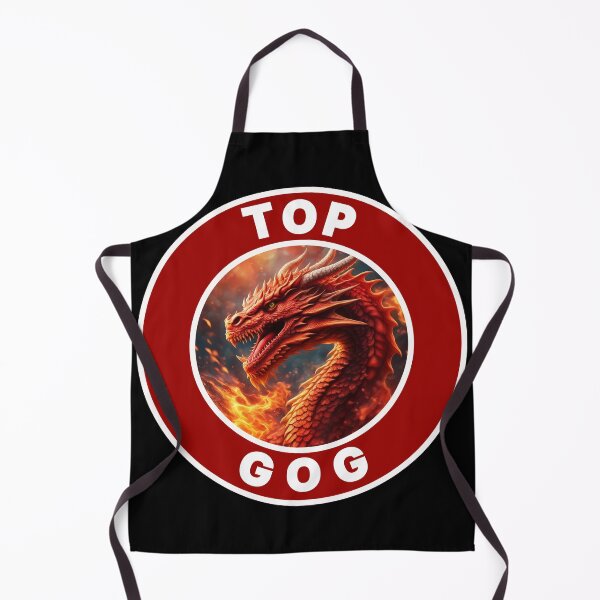 Item preview, FIERY TOP GOG RED WHITE R designed and sold by Marni Scofidio Desi9ns.