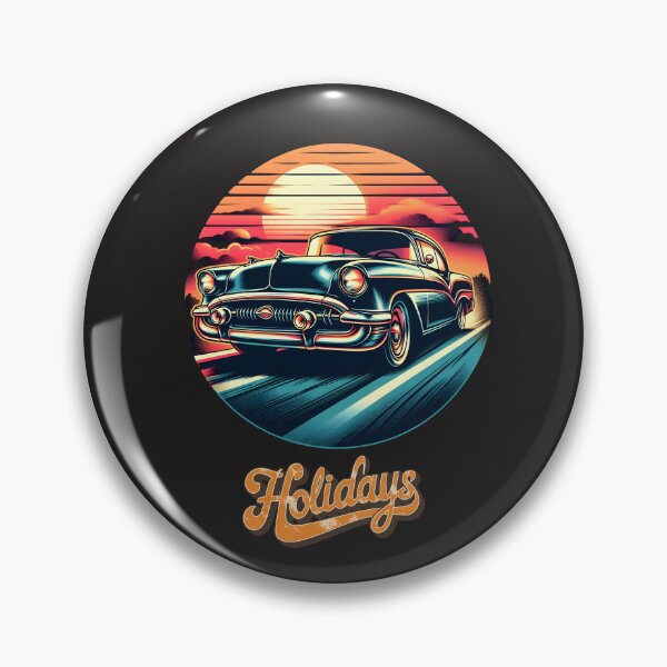 Item preview, Retro car escape retro vacation sunset designed and sold by LV-creator.