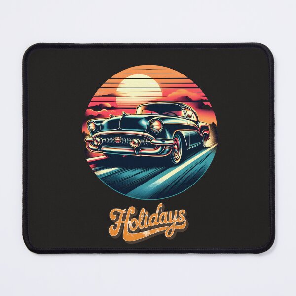 Item preview, Retro car escape retro vacation sunset designed and sold by LV-creator.
