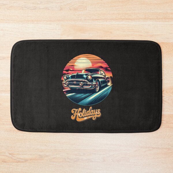 Item preview, Retro car escape retro vacation sunset designed and sold by LV-creator.