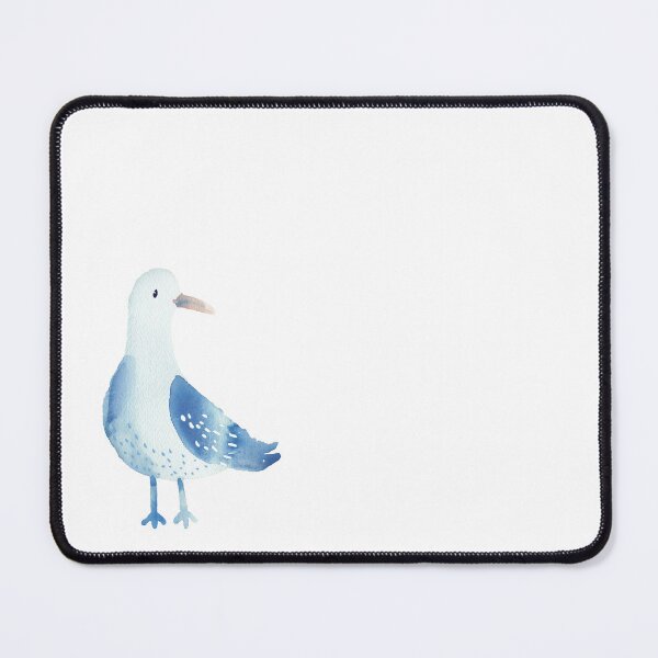 Item preview, Charming Seagull Watercolor Design in Light Blue for Coastal Decor designed and sold by WishMerge.