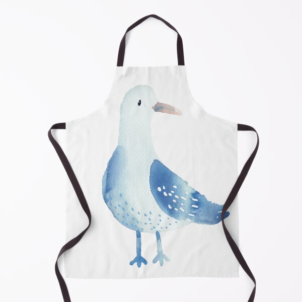Item preview, Charming Seagull Watercolor Design in Light Blue for Coastal Decor designed and sold by WishMerge.