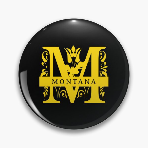 Item preview, Montana State Split Letter Monogram designed and sold by US States Merch.