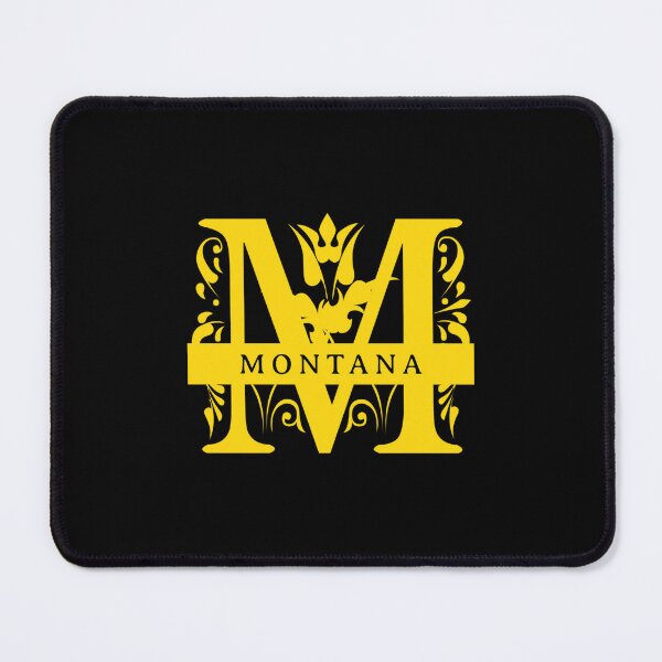 Item preview, Montana State Split Letter Monogram designed and sold by US States Merch.