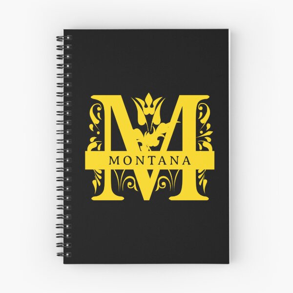 Item preview, Montana State Split Letter Monogram designed and sold by US States Merch.