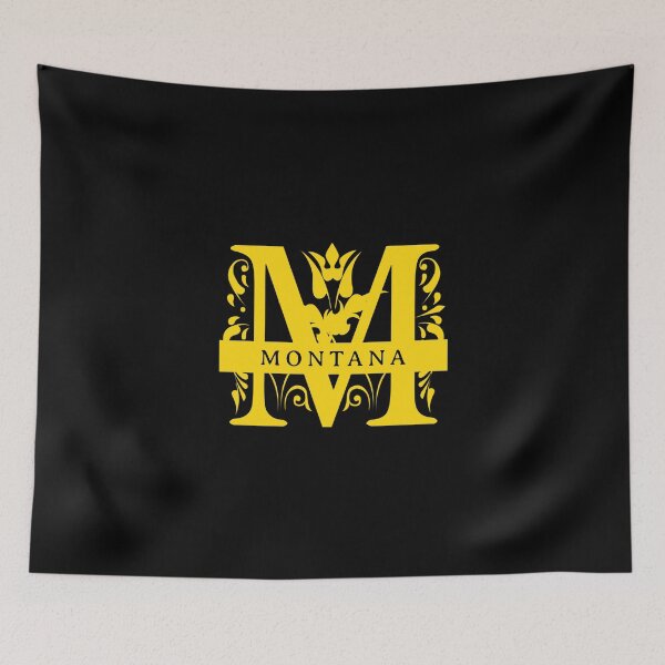 Item preview, Montana State Split Letter Monogram designed and sold by US States Merch.
