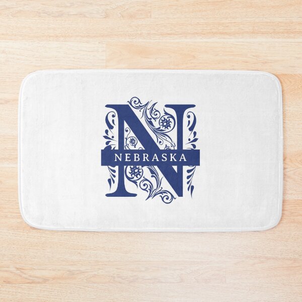 Item preview, Nebraska State Split Letter Monogram designed and sold by US States Merch.