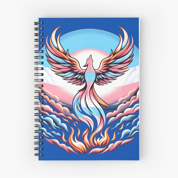 Item preview, Phoenix Rises: Symbolizing Transgender Resilience and Rebirth designed and sold by PrideDownUnder.
