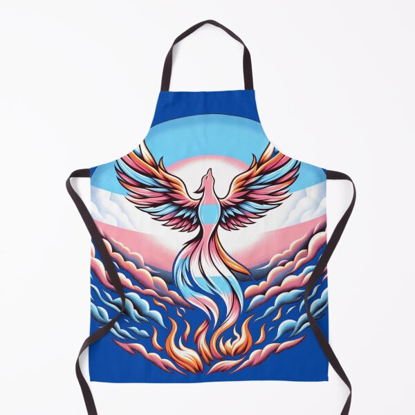 Item preview, Phoenix Rises: Symbolizing Transgender Resilience and Rebirth designed and sold by PrideDownUnder.