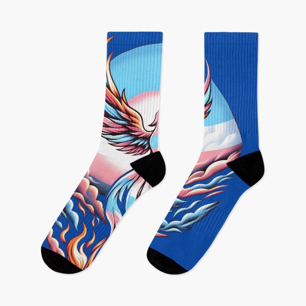 Item preview, Phoenix Rises: Symbolizing Transgender Resilience and Rebirth designed and sold by PrideDownUnder.