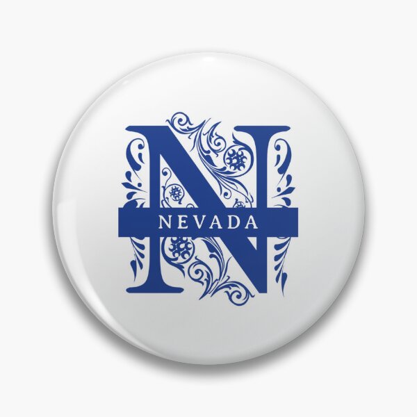 Item preview, Nevada State Split Letter Monogram designed and sold by US States Merch.