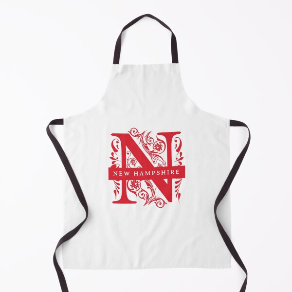 Item preview, New Hampshire State Split Letter Monogram designed and sold by US States Merch.