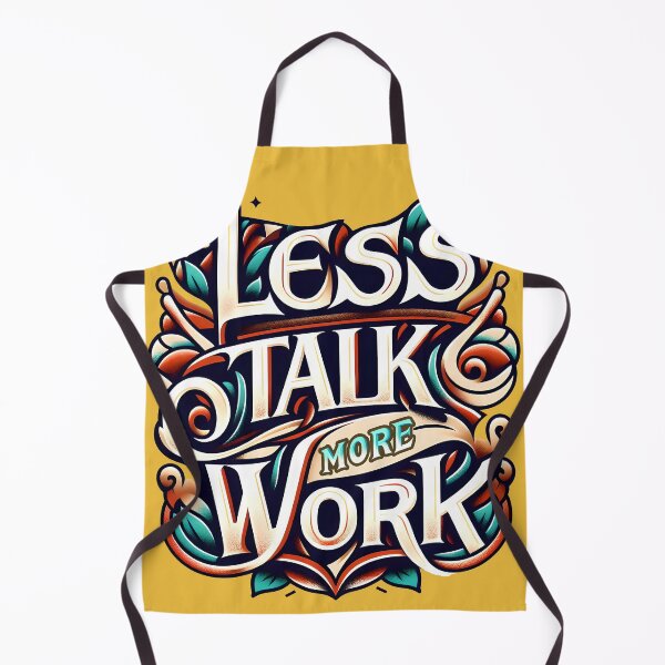 Item preview, Less Talk More Work, typography designed and sold by maxmaj.