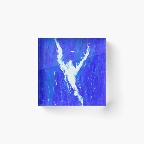 Item preview, Archangel Michael abstract painting designed and sold by Sandra  Steinke.