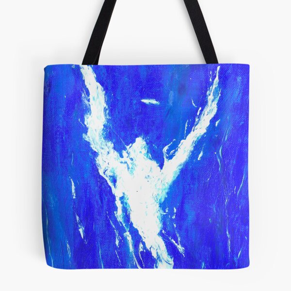 Item preview, Archangel Michael abstract painting designed and sold by Sandra  Steinke.