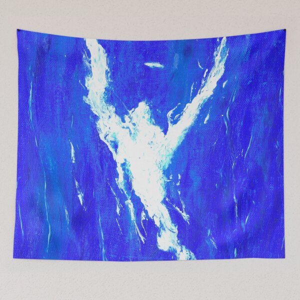 Item preview, Archangel Michael abstract painting designed and sold by Sandra  Steinke.