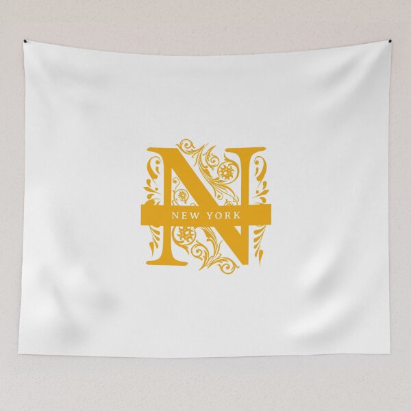 Item preview, New York State Split Letter Monogram designed and sold by US States Merch.