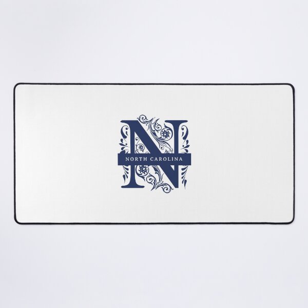 Item preview, North Carolina State Split Letter Monogram designed and sold by US States Merch.