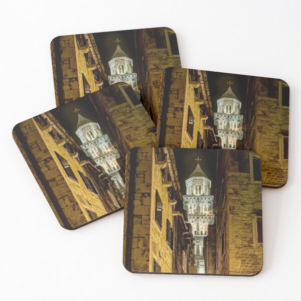 Item preview, Split Cathedral from the temple of Jupiter at night Croatia designed and sold by Weston  Westmoreland.