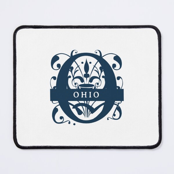 Item preview, Ohio State Split Letter Monogram designed and sold by US States Merch.