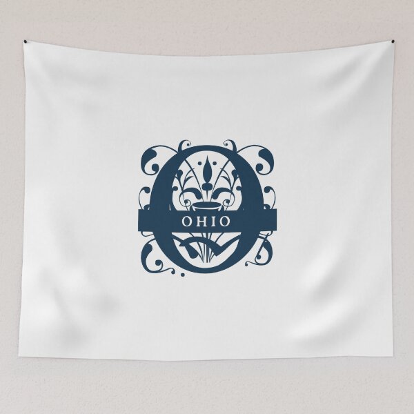 Item preview, Ohio State Split Letter Monogram designed and sold by US States Merch.
