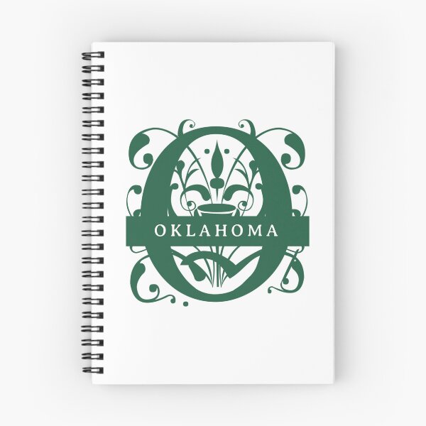 Item preview, Oklahoma State Split Letter Monogram designed and sold by US States Merch.